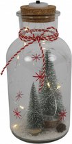 kerstdecoratie Nils 10 x 10 x 21 cm glas transparant