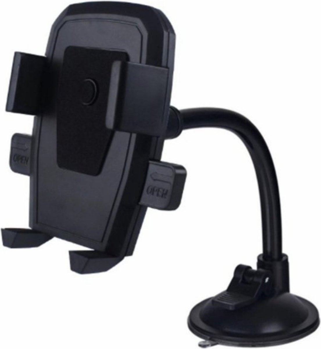 Telefoonhouder voor de Auto - Handsfree - Accessoires - Mobile Car Phone Holder - Universele Zuignap - Zwart