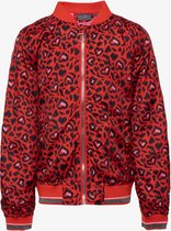 TwoDay meisjes bomber jas met luipaardprint - Rood - Maat 152 - Zomerjas