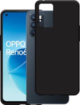 Cazy Oppo Reno6 5G hoesje - Soft TPU Case - Zwart
