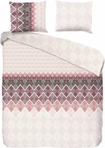 dekbedovertrek Abigale 200 x 220 cm bordeaux