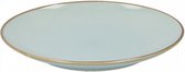 dinerbord 26 x 3 cm keramiek mintblauw