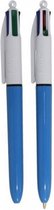 4-kleurenpennen 1 mm blauw/wit 2 stuks