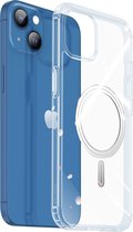 Dux Ducis - Telefoon hoesje geschikt voor iPhone 13 Mini met Apple magnetische ring & oplaadfunctie - Clin series - TPU Back Cover - Transparant