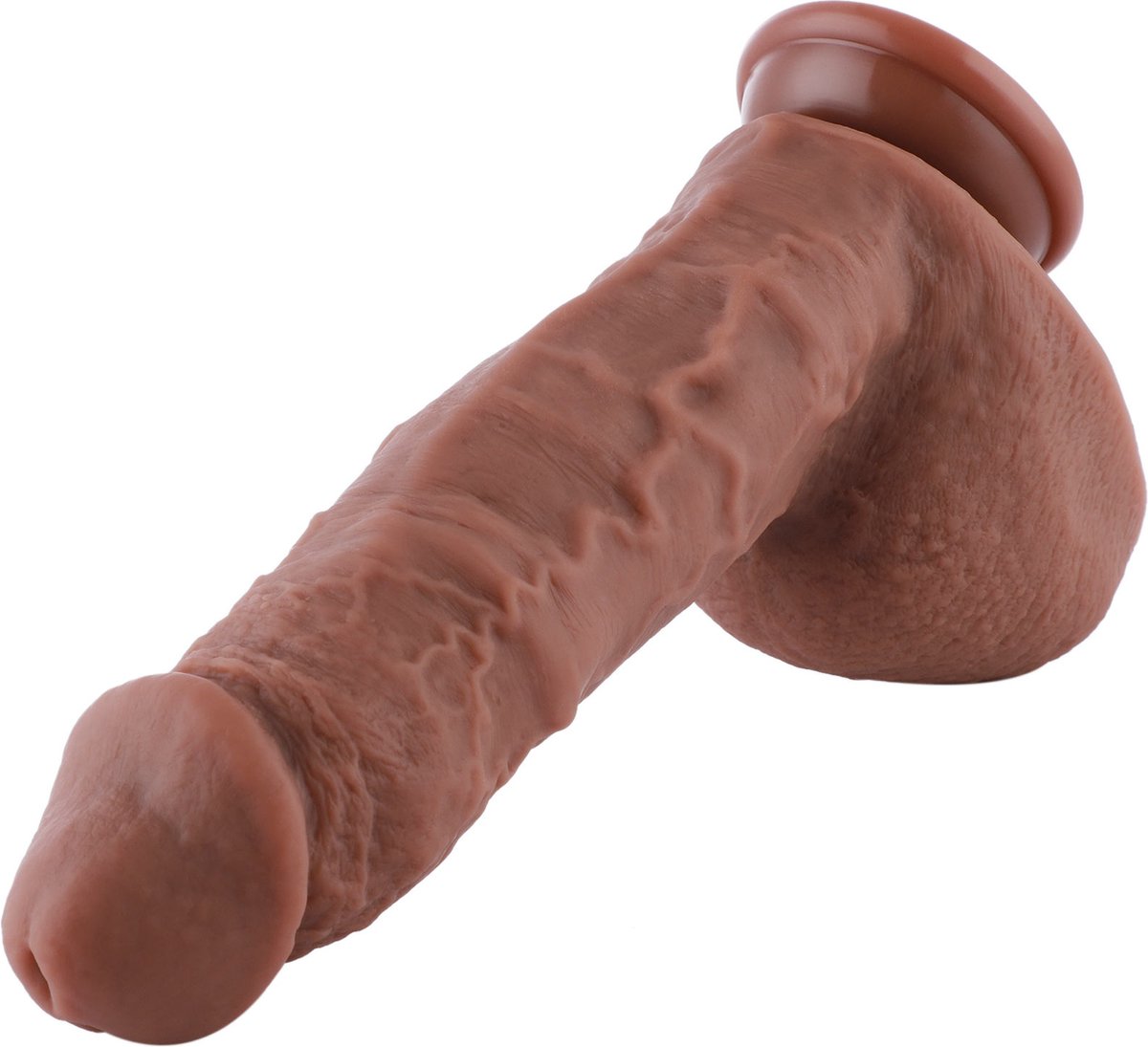 Goedkoopste Dildo Thick KlicLok Large 21 CM Bruin