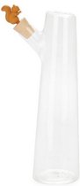 karaf eekhoorn 1 L glas 31 x 13,5 cm transparant/bruin