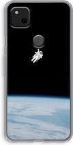 Case Company® - Google Pixel 4a hoesje - Alone in Space - Soft Cover Telefoonhoesje - Bescherming aan alle Kanten en Schermrand