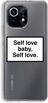 Case Company® - Xiaomi Mi 11 hoesje - Self love - Soft Cover Telefoonhoesje - Bescherming aan alle Kanten en Schermrand