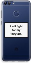 Case Company® - Huawei P Smart (2018) hoesje - Fight for my fairytale - Soft Cover Telefoonhoesje - Bescherming aan alle Kanten en Schermrand