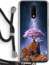 Case Company® - OnePlus 7 hoesje met Koord - Ambition - Telefoonhoesje met Zwart Koord - Bescherming aan alle Kanten en Over de Schermrand