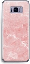 Case Company® - Samsung Galaxy S8 hoesje - Roze marmer - Soft Cover Telefoonhoesje - Bescherming aan alle Kanten en Schermrand