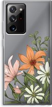 Case Company® - Samsung Galaxy Note 20 Ultra / Note 20 Ultra 5G hoesje - Floral bouquet - Soft Cover Telefoonhoesje - Bescherming aan alle Kanten en Schermrand