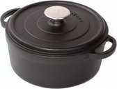 braadpan 2,5 liter 20 x 14,5 cm gietijzer zwart