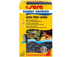 Super carbon 250 gram - Sera Filtermedium