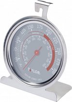 oventhermometer 9 x 8,5 cm RVS zilver