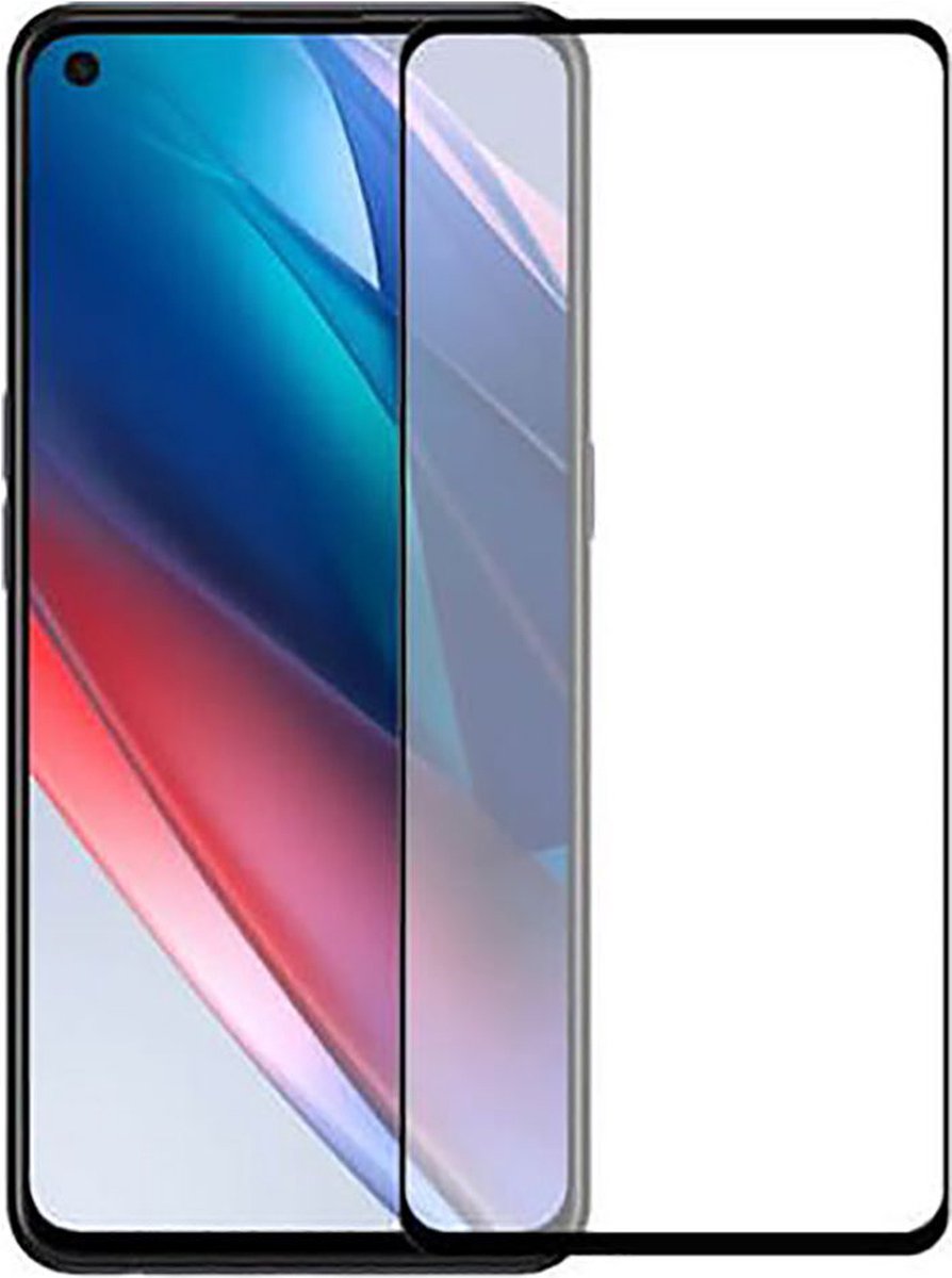 Shop4 - Oppo A74 5G Glazen Screenprotector - Edge-To-Edge Gehard Glas Transparant