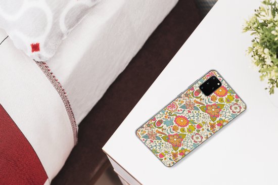 Samsung Galaxy S20 Plus - Fille - Lapin - Grenouille - Motifs - Fille - Kids - Enfants - Enfant - Coque de téléphone en Siliconen