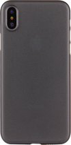 Mobigear Hoesje geschikt voor Apple iPhone X Telefoonhoesje Hardcase Extra Dun | Mobigear Ultra Slim Backcover - Zwart