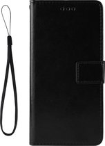 Mobigear Telefoonhoesje geschikt voor LG V60 ThinQ Hoesje | Mobigear Wallet Bookcase Portemonnee | Pasjeshouder voor 3 Pasjes | Telefoonhoesje voor Pinpas / OV Kaart / Rijbewijs - Zwart