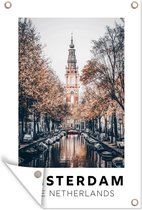 Tuinposters buiten Amsterdam - Nederland - Water - 60x90 cm - Tuindoek - Buitenposter