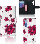 Mobiel Hoesje Xiaomi Mi Note 10 Lite Book Case Blossom Red