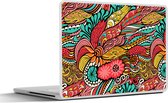 Laptop sticker - 11.6 inch - Bohemian - Patronen - Bloemen - 30x21cm - Laptopstickers - Laptop skin - Cover