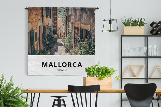 Tapisserie - Tapisserie - Majorque - Espagne - Maison - 120x120 cm - Tapisserie