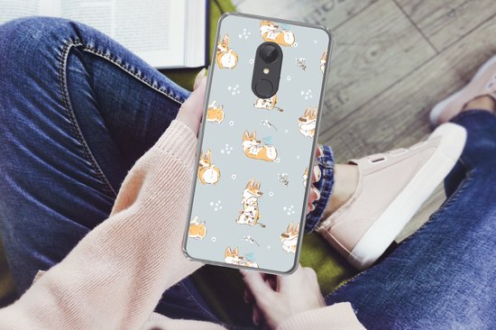 Coque Xiaomi Redmi 5 - Motif - Chien - Corgi - Garçons - Filles - Enfants - Kids - Coque de téléphone en Siliconen