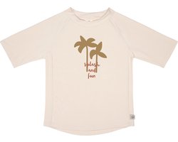 Lässig Zwemshirt Rashguard Korte Mouw Splash & Fun Palmen - Offwhite - maat 74 - 80cm