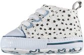 babyschoenen jongens textiel/kunstleer wit mt 18/19