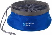 reisvoerbak honden 17 cm polyester/TPU blauw