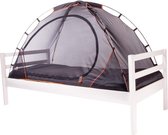 bedtent junior 200 cm polyester zwart