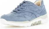 Gabor rollingsoft sensitive 86.986.26 - dames rollende wandelsneaker - blauw - maat 37 (EU) 4 (UK)