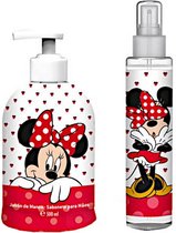 geurset Minnie Mouse meisjes 650 ml wit/rood 2-delig