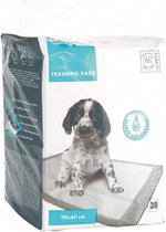 trainingpads Puppy 90 x 60 cm textiel wit 30 stuks