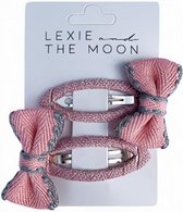 haarspeldje Bow meisjes roze 2 stuks