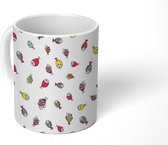 Mok - Koffiemok - Vis - Dieren - Regenboog - Mokken - 350 ML - Beker - Koffiemokken - Theemok