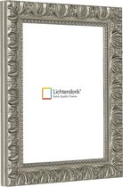 Fotolijst - Zilver - Klassiek Barok - Fotomaat 40x55 - Helder glas - Art.nr. 1075000940552