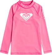 Roxy - UV Rashguard voor meisjes - Whole Hearted - Longsleeve - Pink Guava - maat 116cm