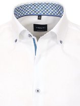 Wit Overhemd Met Gekleurde Kraag Venti 123824600-000 - XL