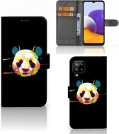 Telefoontas Geschikt voor Samsung Galaxy A22 4G | M22 Hoesje ontwerpen Panda Color Sinterklaas Cadeautje
