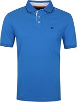 Hackett - Polo Blauw - XXL - Slim-fit