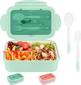 Lunch Box voor volwassene 1400 ml met bestek - meal to go - BPA vrij