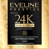 Eveline Cosmetics Prestige 24k. Snail & Caviar Night Cream 50ml.