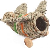 nestplekje Aeroplane 18 x 15 x 10 cm hout naturel