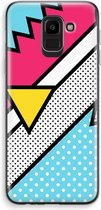 Case Company® - Samsung Galaxy J6 (2018) hoesje - Pop Art #3 - Soft Cover Telefoonhoesje - Bescherming aan alle Kanten en Schermrand