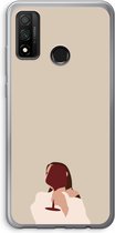 Case Company® - Huawei P Smart (2020) hoesje - I drink wine - Soft Cover Telefoonhoesje - Bescherming aan alle Kanten en Schermrand