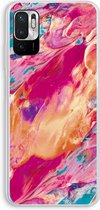 Case Company® - Xiaomi Redmi Note 10 5G hoesje - Pastel Echoes - Soft Cover Telefoonhoesje - Bescherming aan alle Kanten en Schermrand