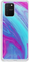 Case Company® - Samsung Galaxy S10 Lite hoesje - Zweverige regenboog - Soft Cover Telefoonhoesje - Bescherming aan alle Kanten en Schermrand