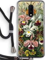 Case Company® - OnePlus 7 hoesje met Koord - Haeckel Orchidae - Telefoonhoesje met Zwart Koord - Bescherming aan alle Kanten en Over de Schermrand